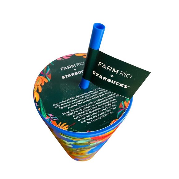 Starbucks Farm Rio Summer 2025 Tropical Blue Banana Vibrant Mix NWT 24 Oz - Picture 7 of 8